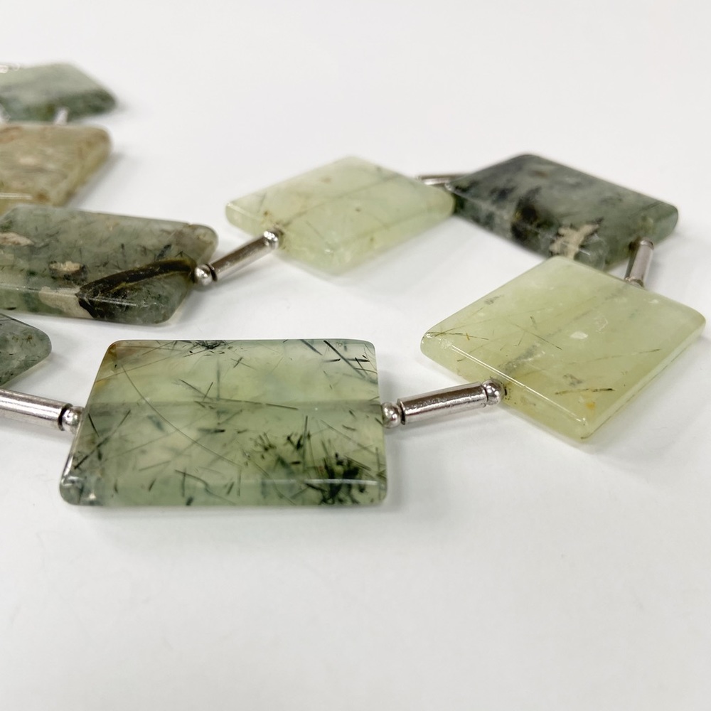 Genuine Gemstone Statement Necklace - image 8